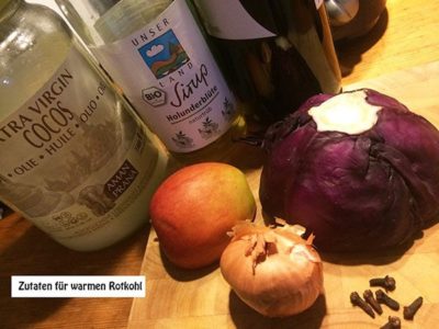 Zutaten Rotkohl