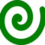 linksdrehende Spirale