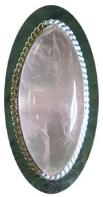 Rosenquarz Cabochon