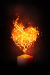 Feuer des Herzens
