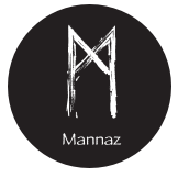 Rune-Mannaz Rune Mannaz - Der Mensch