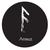 Rune Ansuz - Odins Rune Götter