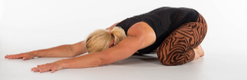 Balasana Stellung des Kindes