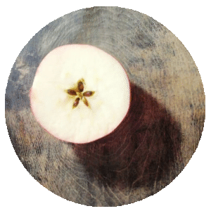 Apfel Pentagramm Querschnitt