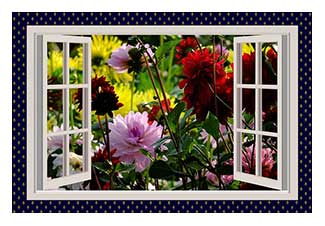Fenster zum Garten