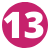 13 - Dreizehn - Zahl