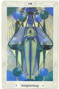 Die Ausgleichung - Tarotkarte