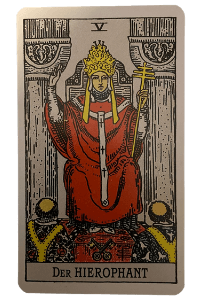 Rider Waite Tarot Der Hierophant