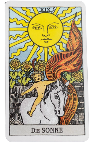 Waite Tarot Karte Die Sonne