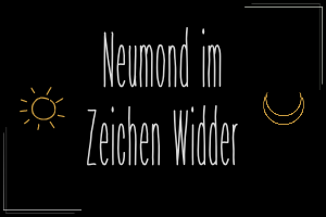 Neumond in Widder 21.02.2023