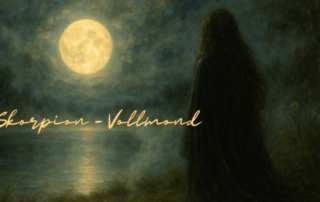 Frau am See zum Vollmond - 12. Mai 2025