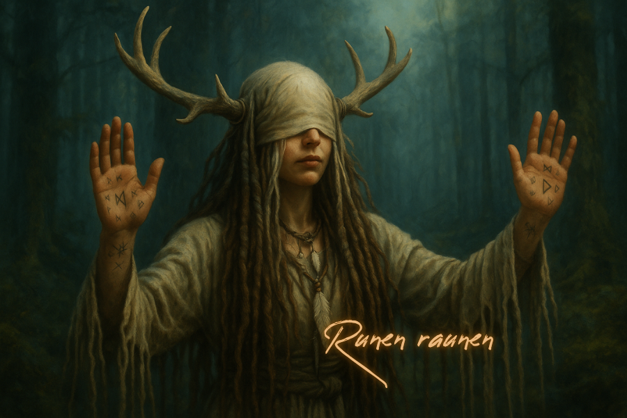 Runen raunen einer Schamanin