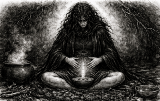 Neumond Schoßraum der Frau – 17.04.2026